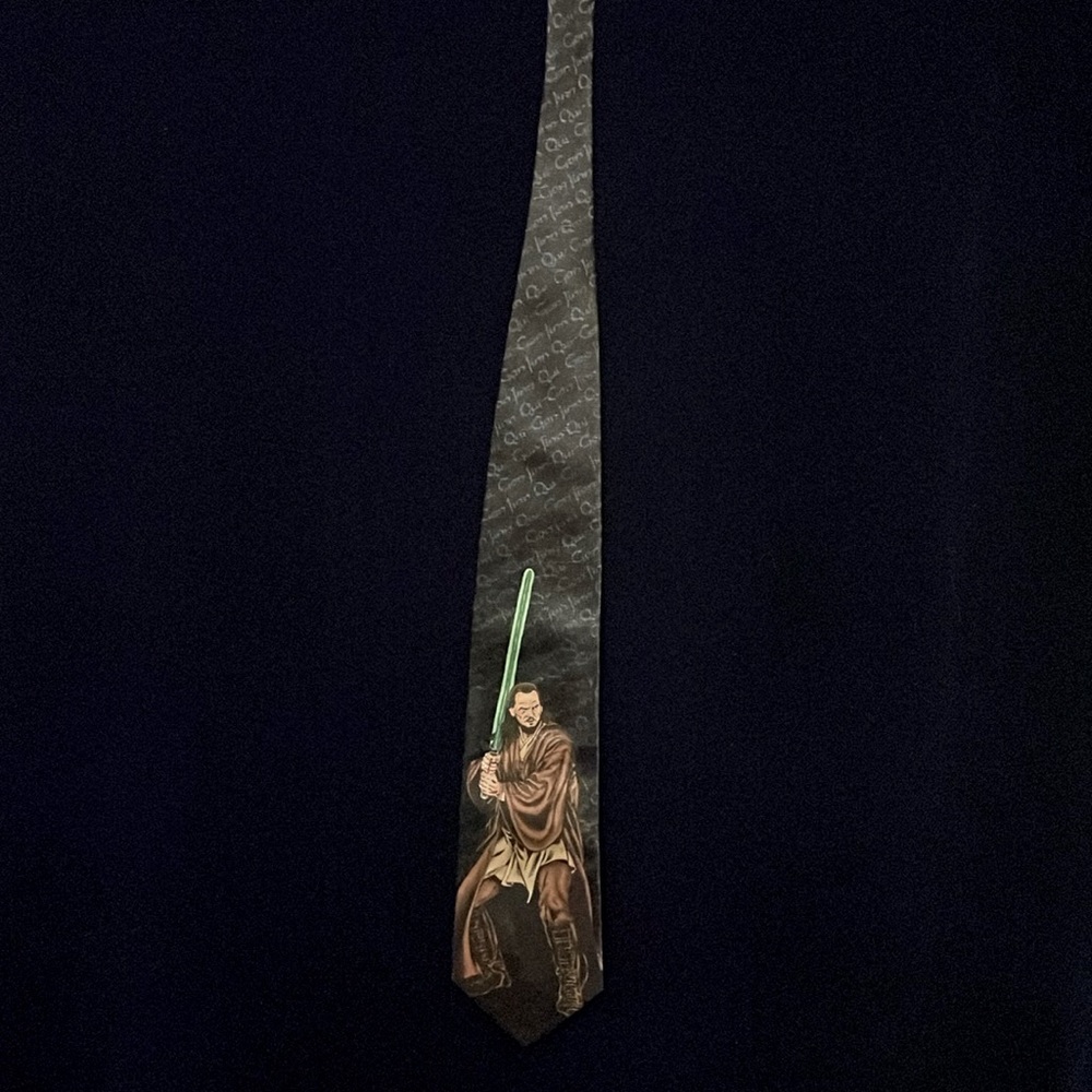 Star Wars Vintage Qui-Gon Jinn Necktie